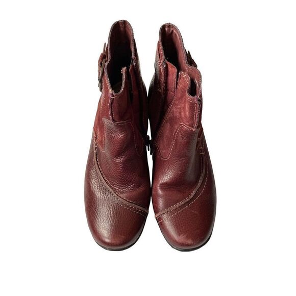 Earth origins, women’s Daytona, leather ankle, Merlot boot size 7 1/2  - Picture 2 of 7